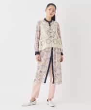 RPYDD14090 HIROKO BIS(ヒロコ ビス) ケミカルレースジレ ベージュ