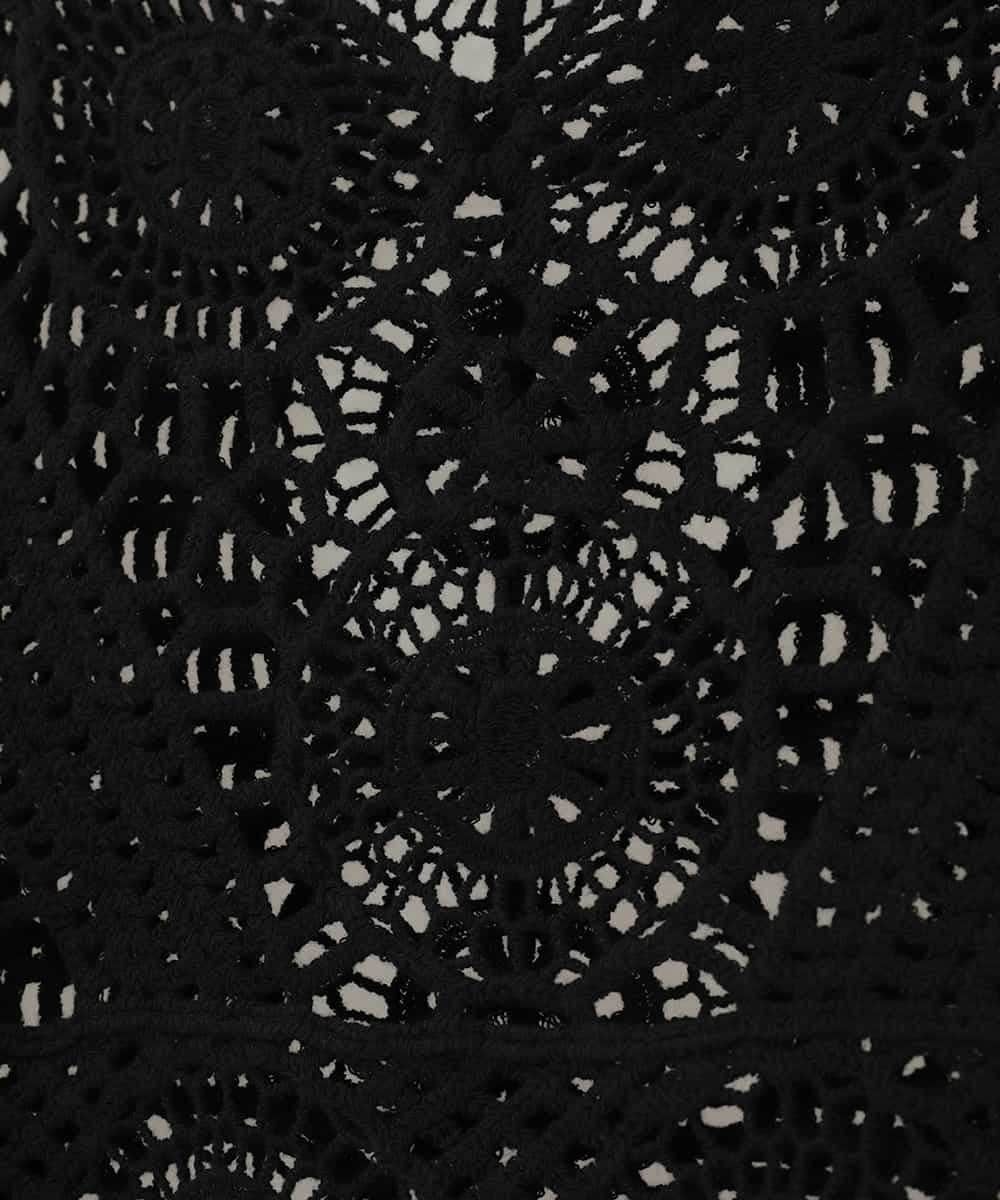 RPYDD14090 HIROKO BIS(ヒロコ ビス) ケミカルレースジレ ブラック