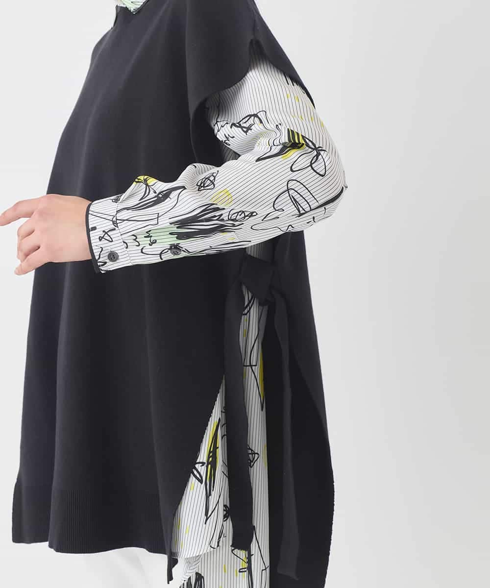 RPYDD15150 HIROKO BIS(ヒロコ ビス) サイドリボンジレ ブラック