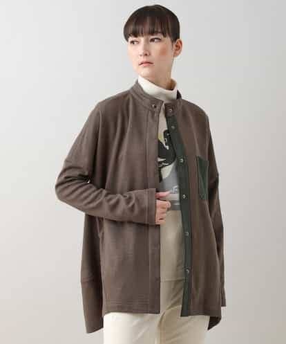 RSBCV08490 TRUNK HIROKO KOSHINO エコレザージョイントデザインブラウス
