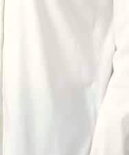 RSBED09390 TRUNK HIROKO KOSHINO(ヒロココシノ) 配色ステッチ比翼デザインシャツ/洗える ホワイト