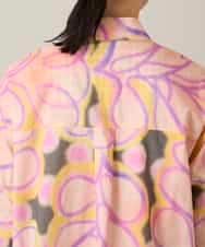 RSBFD05590 TRUNK HIROKO KOSHINO(ヒロココシノ) フラワーファジーローンシャツ ピンク