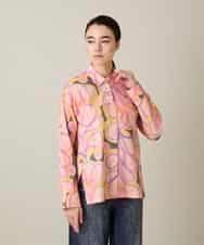 RSBFD05590 TRUNK HIROKO KOSHINO(ヒロココシノ) フラワーファジーローンシャツ ピンク