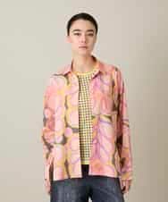 RSBFD05590 TRUNK HIROKO KOSHINO(ヒロココシノ) フラワーファジーローンシャツ ピンク