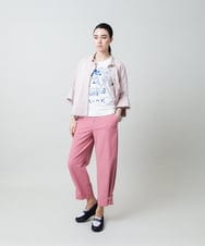 RSBGD15390 TRUNK HIROKO KOSHINO(ヒロココシノ) ワイドタックスリーブブラウス/洗える ピンク