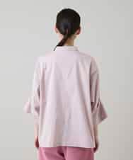 RSBGD15390 TRUNK HIROKO KOSHINO(ヒロココシノ) ワイドタックスリーブブラウス/洗える ピンク