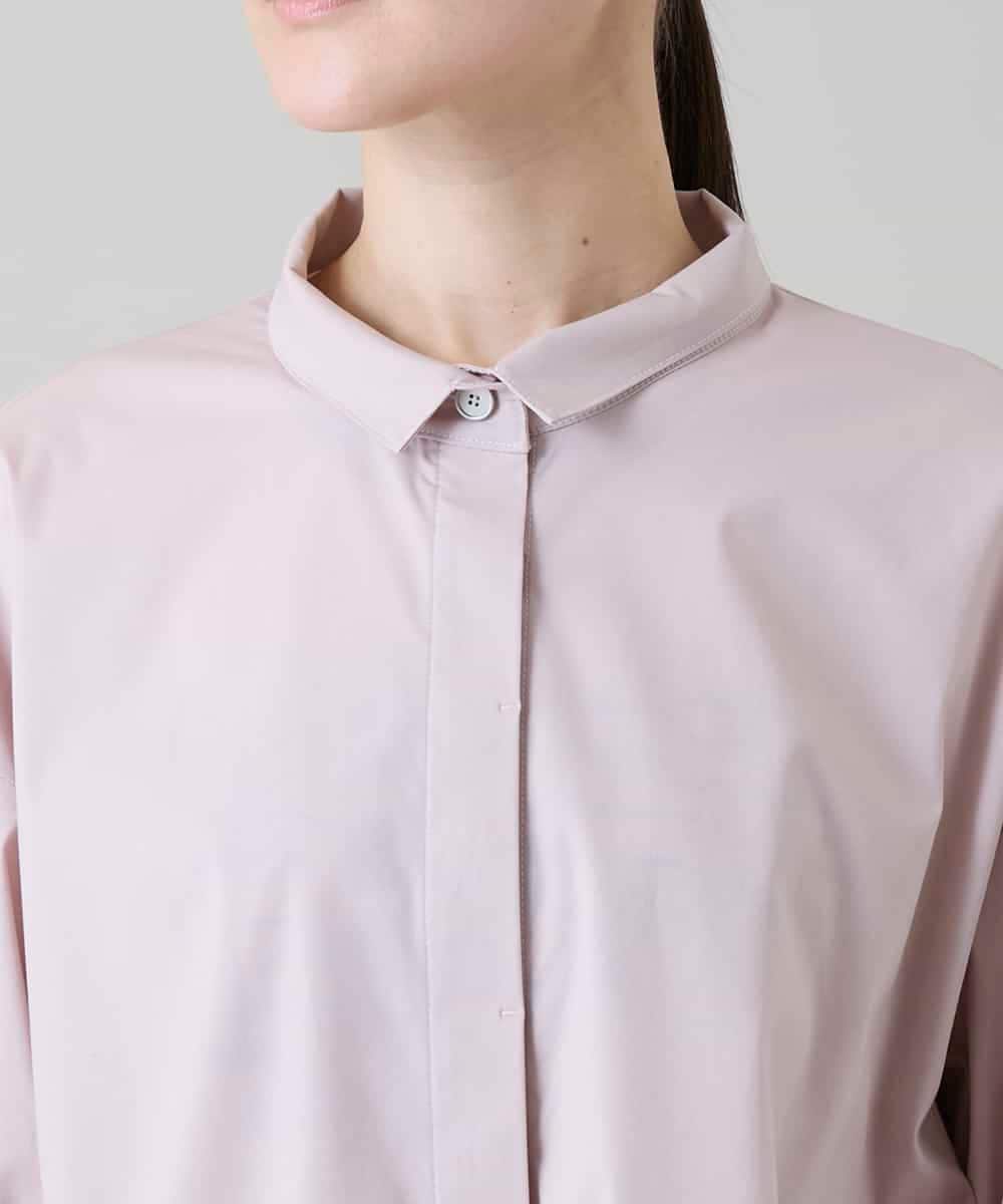 RSBGD15390 TRUNK HIROKO KOSHINO(ヒロココシノ) ワイドタックスリーブブラウス/洗える ピンク