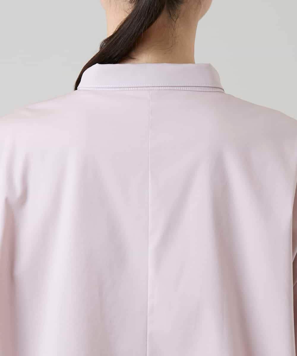 RSBGD15390 TRUNK HIROKO KOSHINO(ヒロココシノ) ワイドタックスリーブブラウス/洗える ピンク