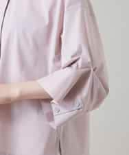 RSBGD15390 TRUNK HIROKO KOSHINO(ヒロココシノ) ワイドタックスリーブブラウス/洗える ピンク