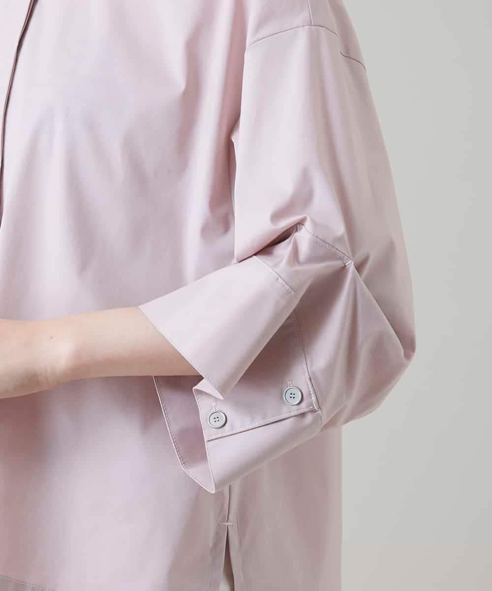 RSBGD15390 TRUNK HIROKO KOSHINO(ヒロココシノ) ワイドタックスリーブブラウス/洗える ピンク