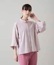 RSBGD15390 TRUNK HIROKO KOSHINO(ヒロココシノ) ワイドタックスリーブブラウス/洗える ピンク
