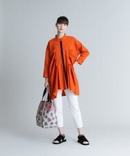 RSBGS05430 TRUNK HIROKO KOSHINO(ヒロココシノ) 【洗濯機で洗える】イレギュラーヘムシャツブラウス ホワイト