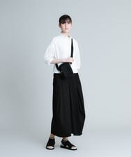 RSBGT20430 TRUNK HIROKO KOSHINO(ヒロココシノ) 【洗濯機で洗える】パフスリーブブラウスジャケット ホワイト