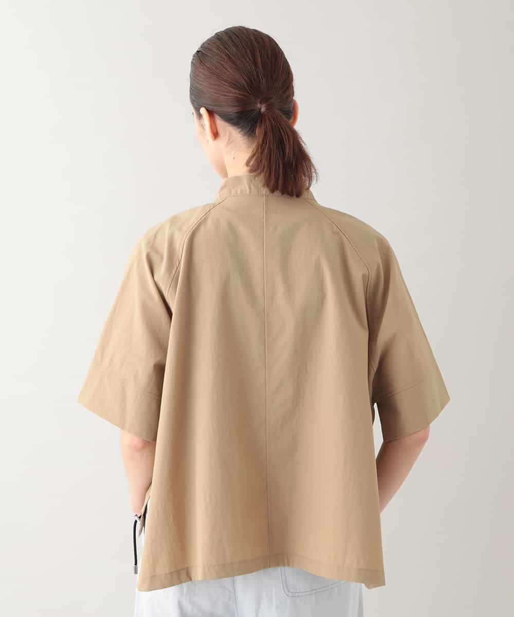 RSBHB01490 TRUNK HIROKO KOSHINO(ヒロココシノ) ドロストデザインブラウス /洗える ベージュ