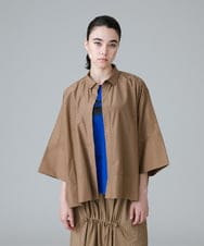 RSBHW01460 TRUNK HIROKO KOSHINO(ヒロココシノ) パンチングデザインブラウスシャツ /洗える ベージュ