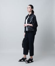 RSBIC12430 TRUNK HIROKO KOSHINO(ヒロココシノ) デザイン画プリントシャツ/日本製/洗える ホワイト