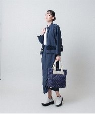 RSBJE01490 TRUNK HIROKO KOSHINO(ヒロココシノ) メッシュジョイントデザインブラウス/洗える ベージュ