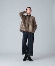 RSBJT34490 TRUNK HIROKO KOSHINO(ヒロココシノ) 【洗濯機で洗える】HKロゴブロードシャツ ベージュ