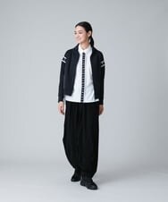 RSBJT35450 TRUNK HIROKO KOSHINO(ヒロココシノ) 【洗濯機で洗える】HKロゴシルエットシャツ ホワイト