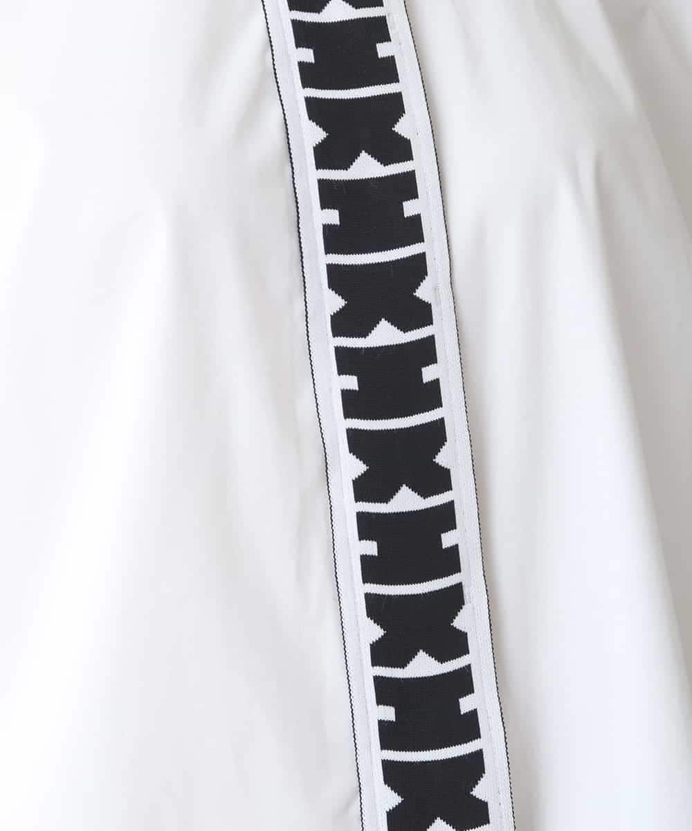 RSBJT35450 TRUNK HIROKO KOSHINO(ヒロココシノ) 【洗濯機で洗える】HKロゴシルエットシャツ ホワイト