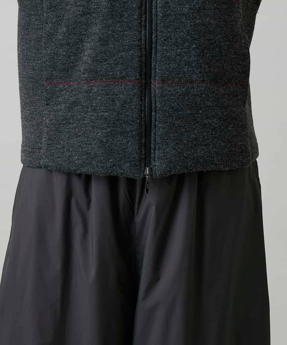 RSDAH08490 TRUNK HIROKO KOSHINO(ヒロココシノ) 配色ステッチパディングベスト ダークグレー