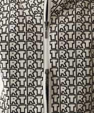 RSDEB14590 TRUNK HIROKO KOSHINO(ヒロココシノ) TRロゴ風通ジャカードベスト /洗える ベージュ