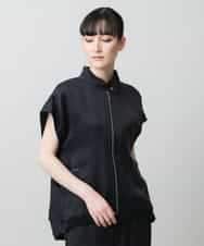 RSDGD09470 TRUNK HIROKO KOSHINO(ヒロココシノ) 【先行予約】バックフレアジョイントデザインベスト ダークグレー