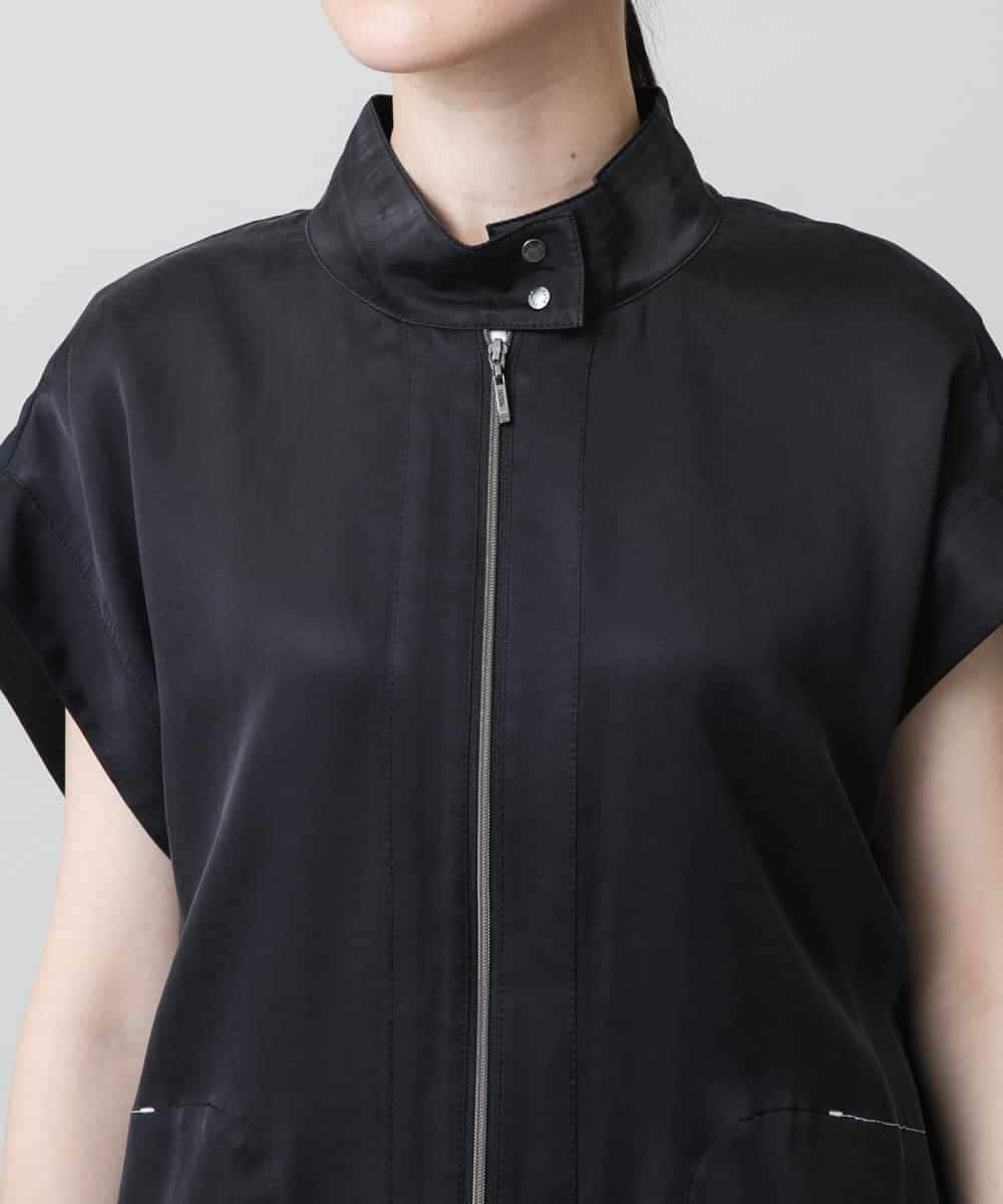 RSDGD09470 TRUNK HIROKO KOSHINO(ヒロココシノ) 【先行予約】バックフレアジョイントデザインベスト ダークグレー