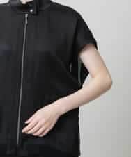 RSDGD09470 TRUNK HIROKO KOSHINO(ヒロココシノ) 【先行予約】バックフレアジョイントデザインベスト ダークグレー