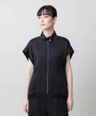 RSDGD09470 TRUNK HIROKO KOSHINO(ヒロココシノ) 【先行予約】バックフレアジョイントデザインベスト ダークグレー