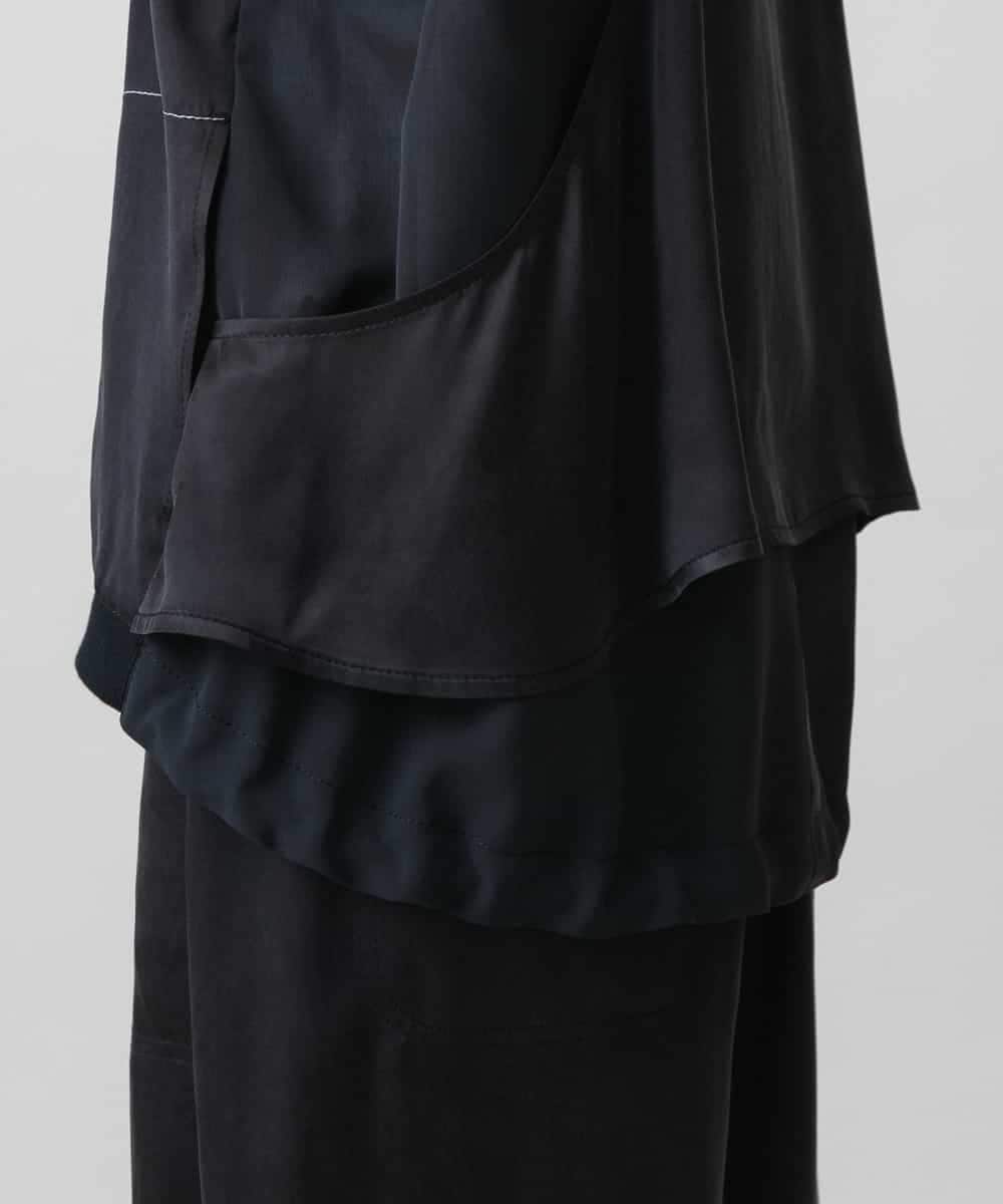 RSDGD09470 TRUNK HIROKO KOSHINO(ヒロココシノ) 【先行予約】バックフレアジョイントデザインベスト ダークグレー