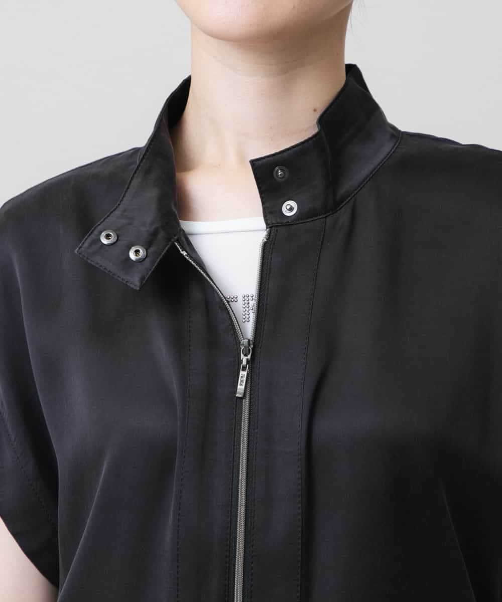 RSDGD09470 TRUNK HIROKO KOSHINO(ヒロココシノ) 【先行予約】バックフレアジョイントデザインベスト ダークグレー