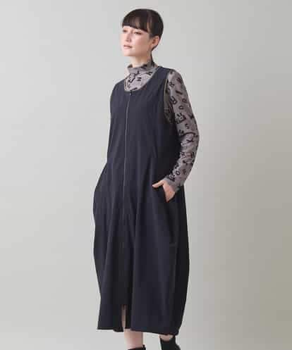 RSEAD02630 TRUNK HIROKO KOSHINO 立体フレアジャンパードレス/洗える