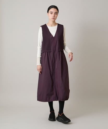 RSEAE06560  薄綿ウォームジャンパースカート/洗える