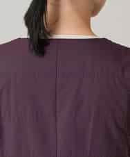 RSEAE06560 TRUNK HIROKO KOSHINO(ヒロココシノ) 薄綿ウォームジャンパースカート/洗える パープル