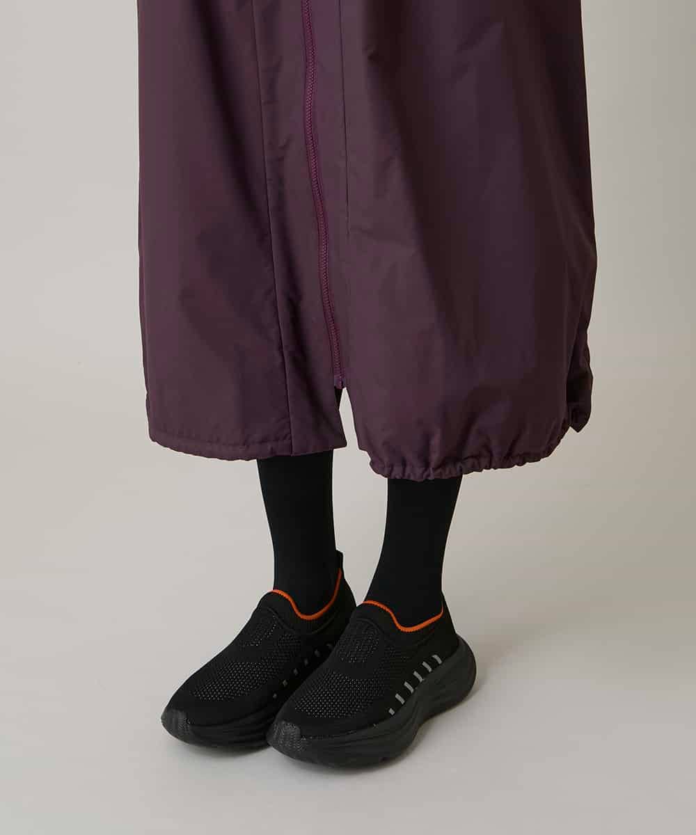 RSEAE06560 TRUNK HIROKO KOSHINO(ヒロココシノ) 薄綿ウォームジャンパースカート/洗える パープル