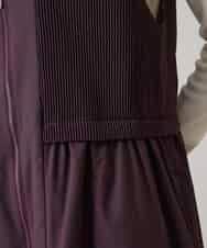 RSEAE06560 TRUNK HIROKO KOSHINO(ヒロココシノ) 薄綿ウォームジャンパースカート/洗える パープル