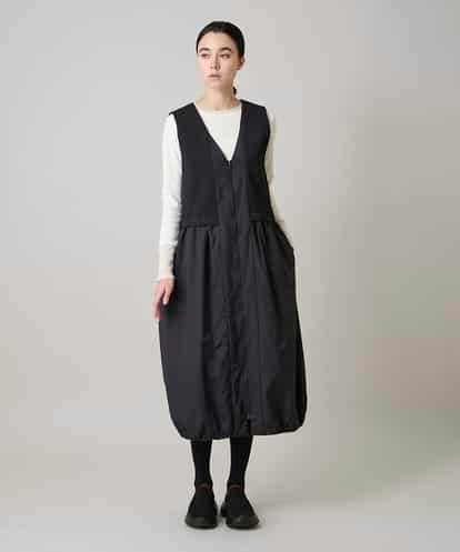 RSEAE06560 TRUNK HIROKO KOSHINO 薄綿ウォームジャンパースカート/洗える