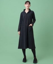 トリコットハーフジップAラインワンピース/洗える(ワンピース) | TRUNK