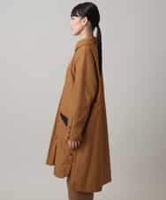 RSEAG14590 TRUNK HIROKO KOSHINO(ヒロココシノ) 配色タフタリバーシブルワンピース/洗える ベージュ