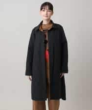 RSEAG14590 TRUNK HIROKO KOSHINO(ヒロココシノ) 配色タフタリバーシブルワンピース/洗える ベージュ