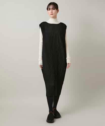 RSECD06490  エコスエードアコーディオンプリーツワンピース