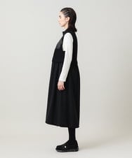RSECG04590 TRUNK HIROKO KOSHINO(ヒロココシノ) 【先行予約】フラワーモチーフ切り替えデザインワンピース ブラック