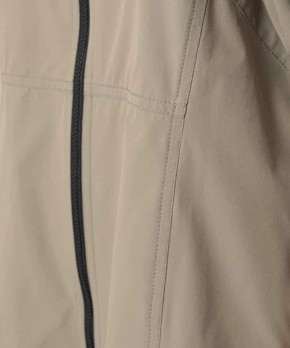 RSEFD11640 TRUNK HIROKO KOSHINO(ヒロココシノ) 【先行予約】配色ラインフロントジップワンピース カーキベージュ