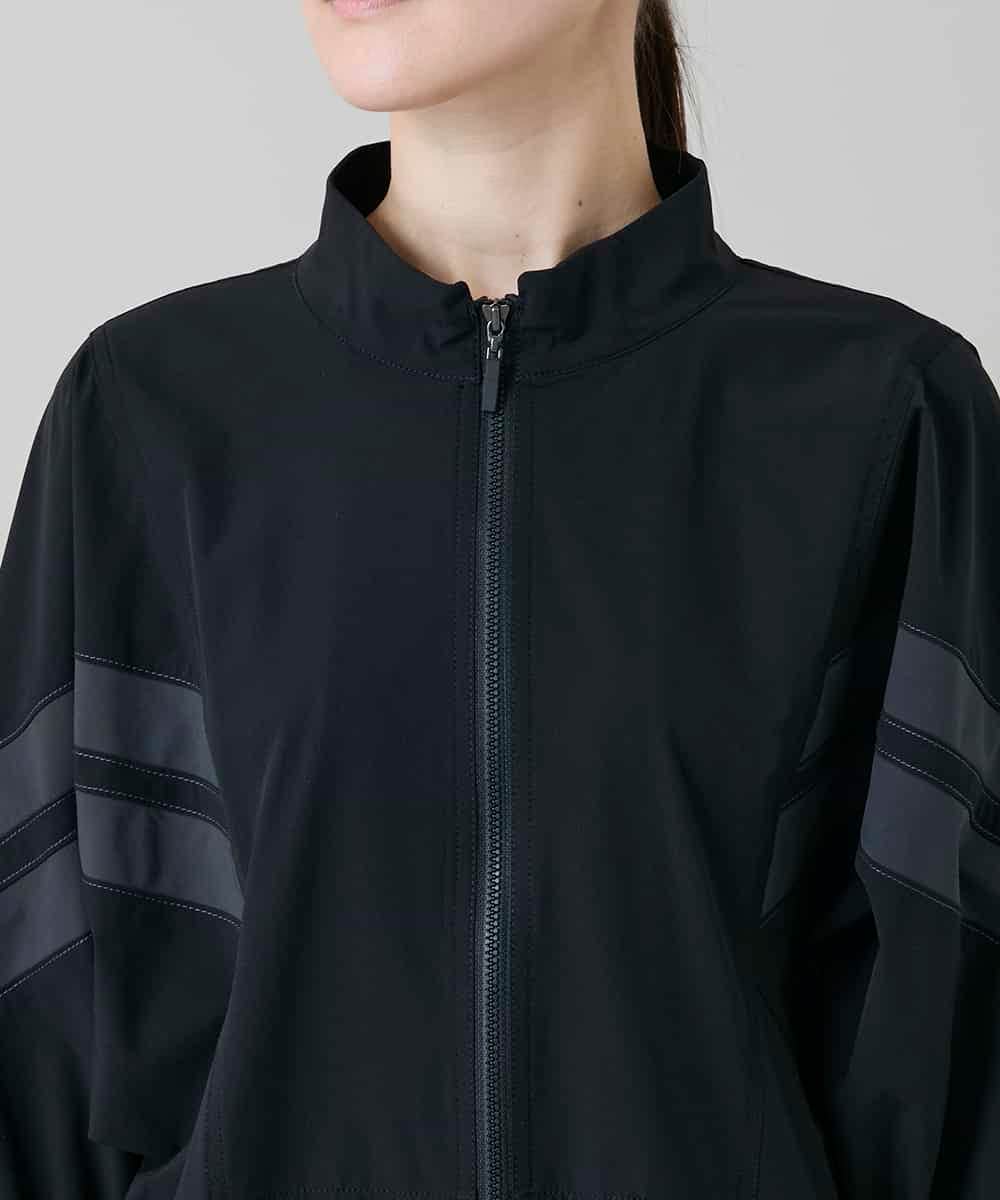 RSEFF11640 TRUNK HIROKO KOSHINO(ヒロココシノ) 【WEB/京王百貨店新宿店限定】配色ラインフロントジップワンピース ブラック