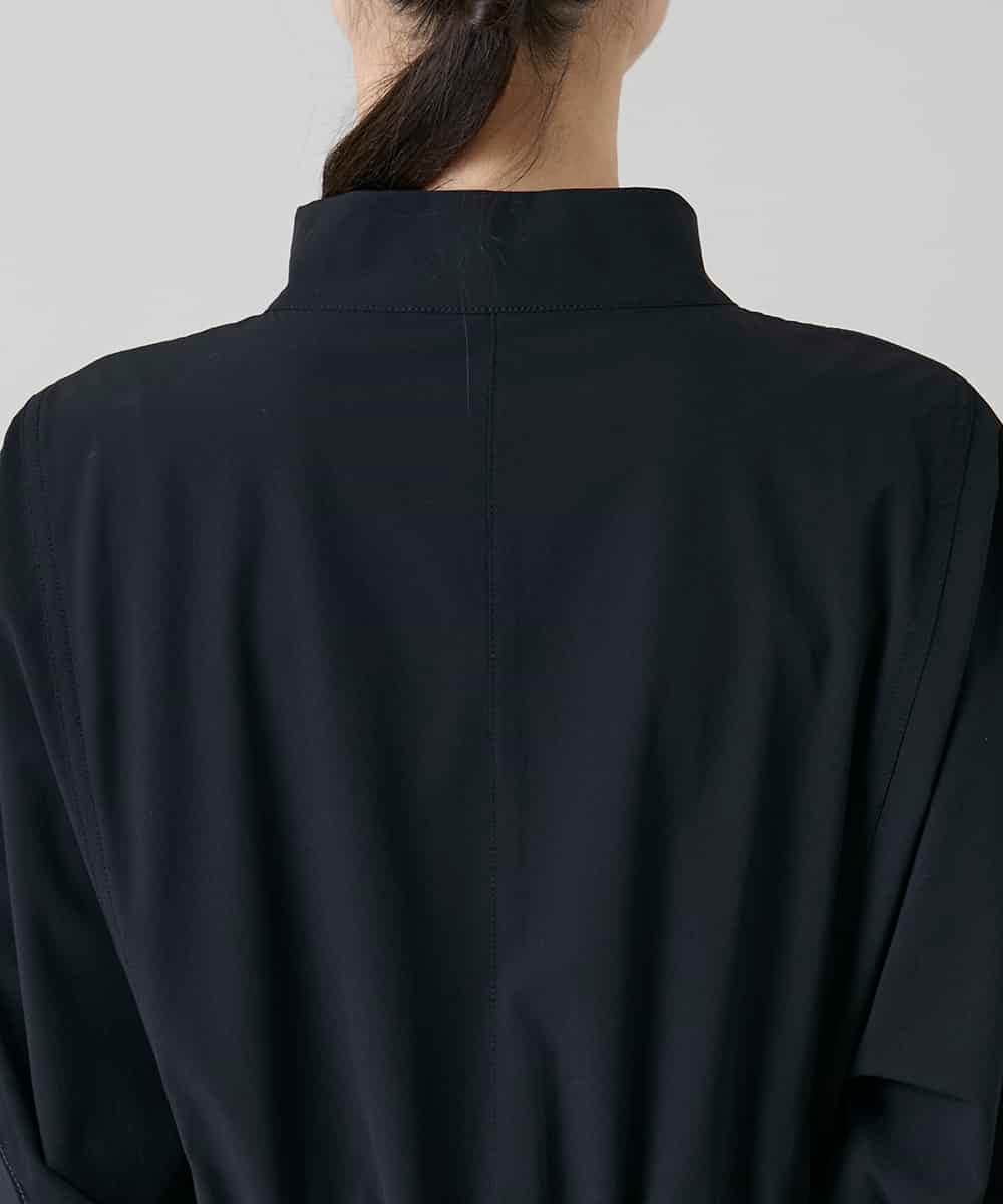 RSEFF11640 TRUNK HIROKO KOSHINO(ヒロココシノ) 【WEB/京王百貨店新宿店限定】配色ラインフロントジップワンピース ブラック