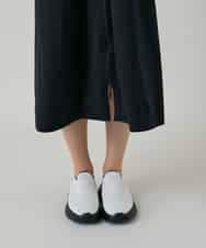 RSEFF11640 TRUNK HIROKO KOSHINO(ヒロココシノ) 【WEB/京王百貨店新宿店限定】配色ラインフロントジップワンピース ブラック