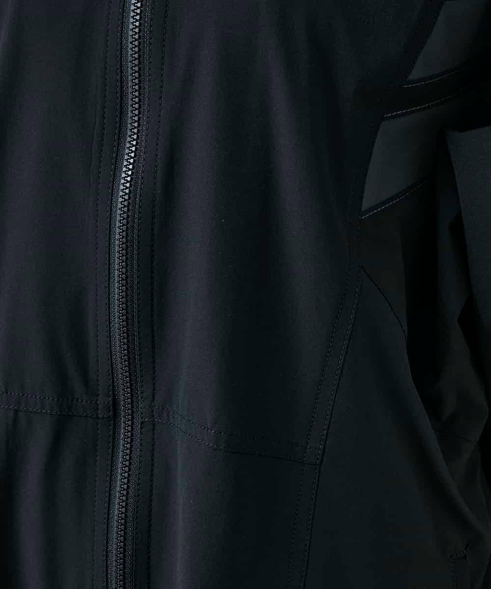 RSEFF11640 TRUNK HIROKO KOSHINO(ヒロココシノ) 【WEB/京王百貨店新宿店限定】配色ラインフロントジップワンピース ブラック