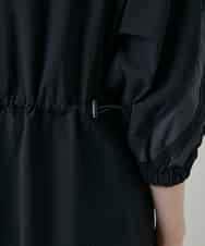 RSEFF11640 TRUNK HIROKO KOSHINO(ヒロココシノ) 【WEB/京王百貨店新宿店限定】配色ラインフロントジップワンピース ブラック