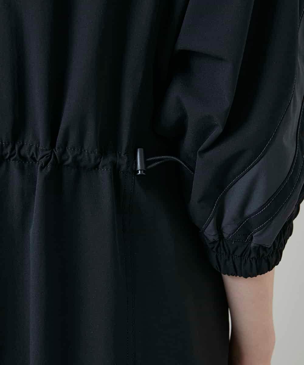 RSEFF11640 TRUNK HIROKO KOSHINO(ヒロココシノ) 【WEB/京王百貨店新宿店限定】配色ラインフロントジップワンピース ブラック